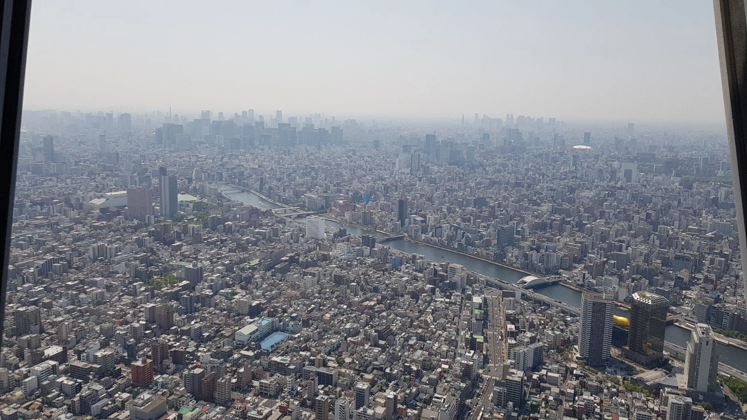 Tokyo Sky Tree vue panoramique