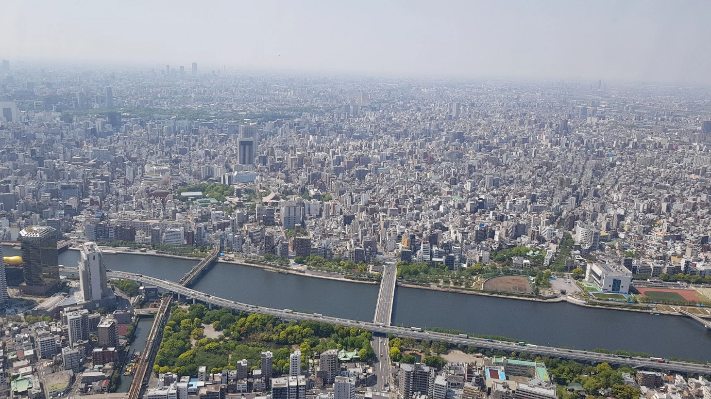 Tokyo Sky Tree vue panoramique