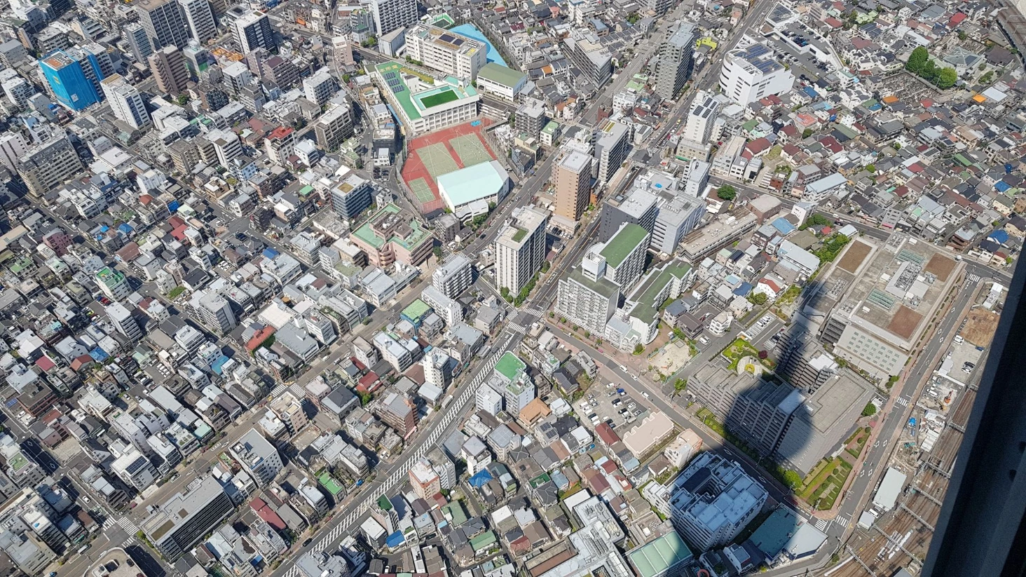 Tokyo Sky Tree vue panoramique