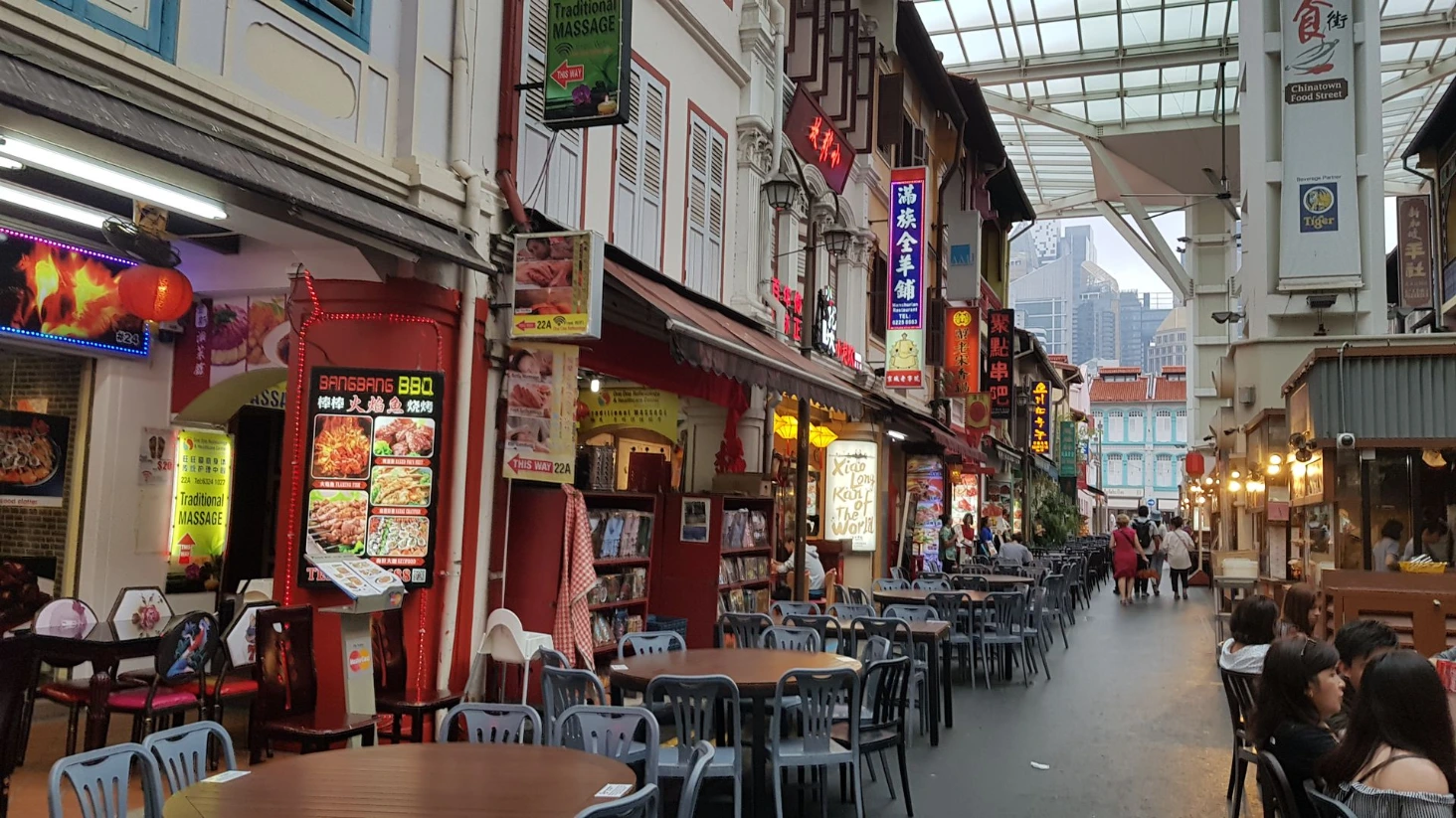 Singapour Chinatown cafés
