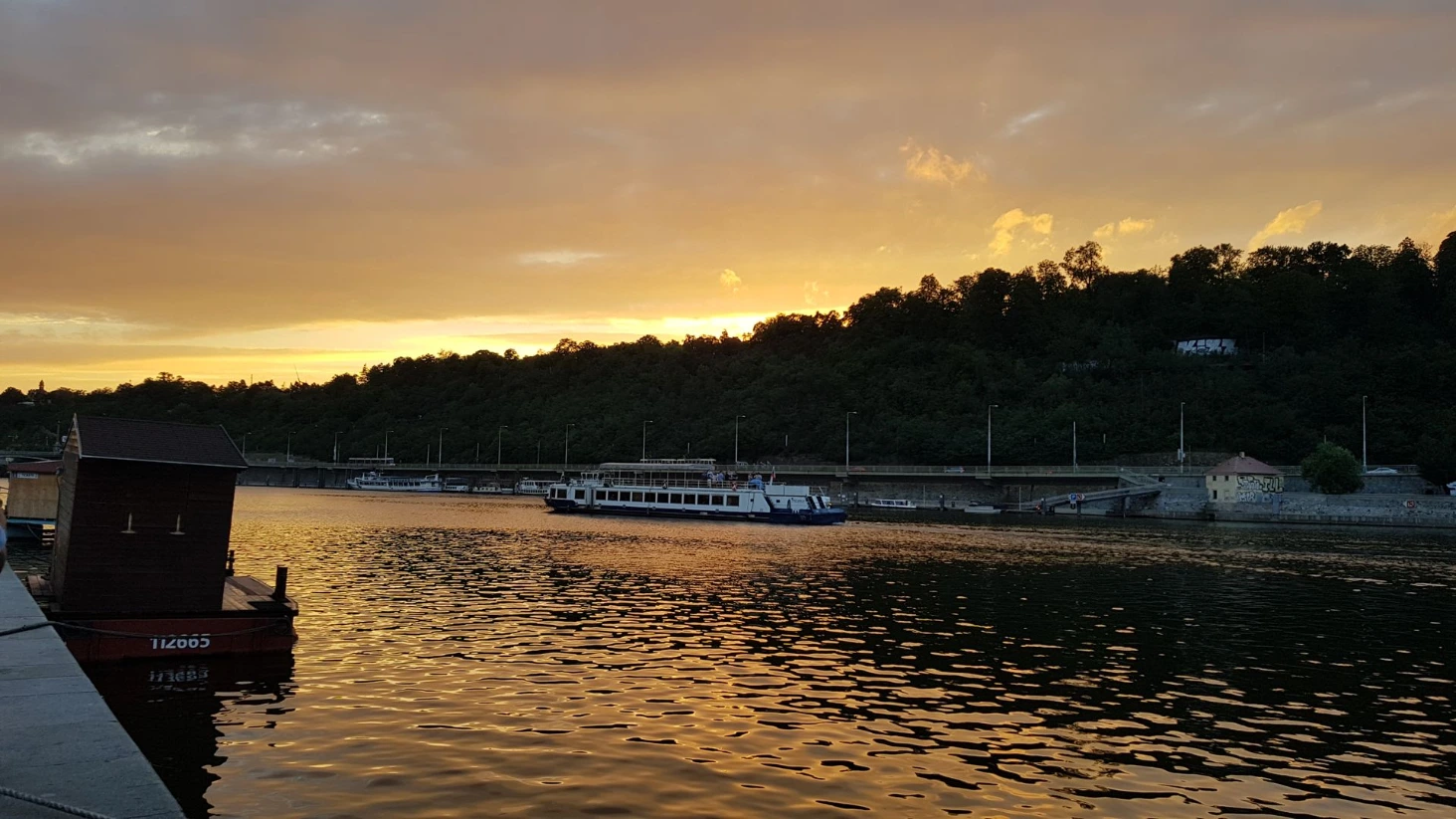 Prague coucher de soleil