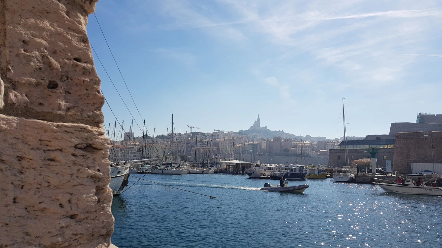Marseille port