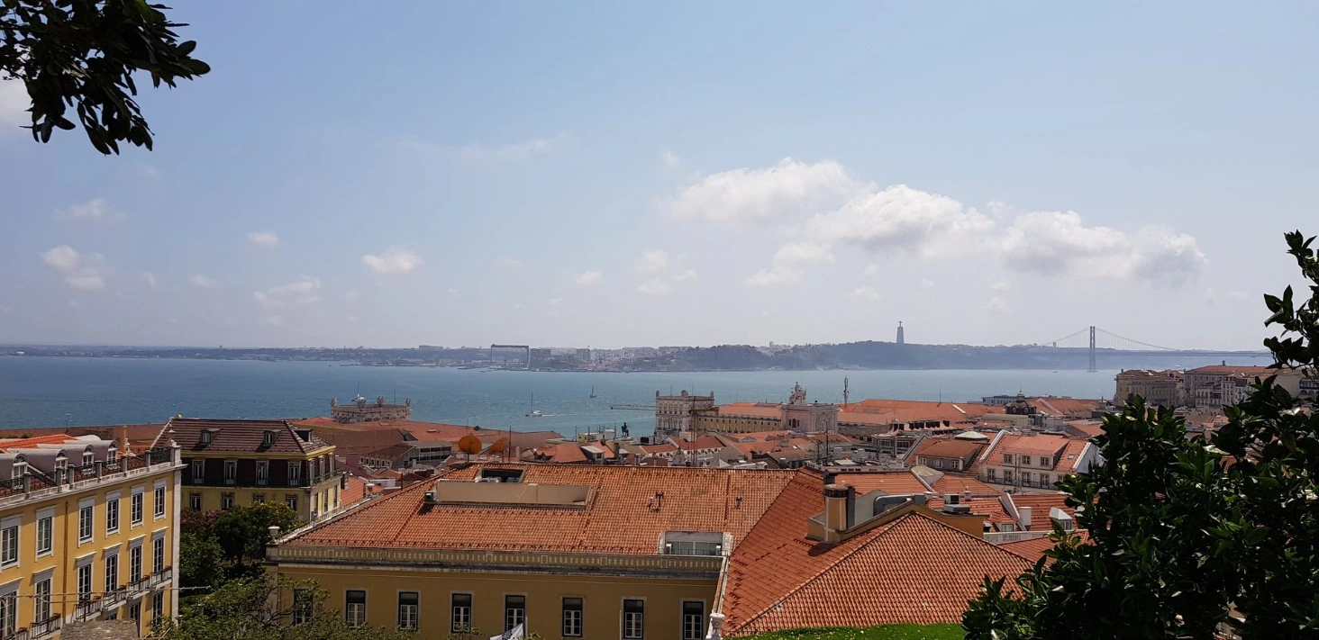Lisbonne vue sur les toits
