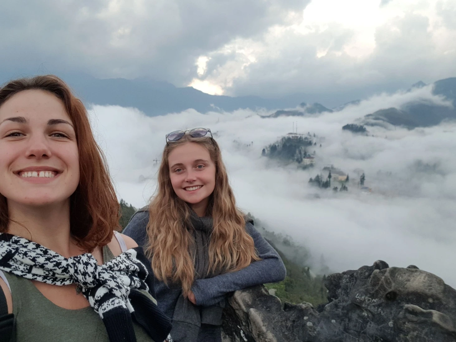 Sapa point de vue nuages