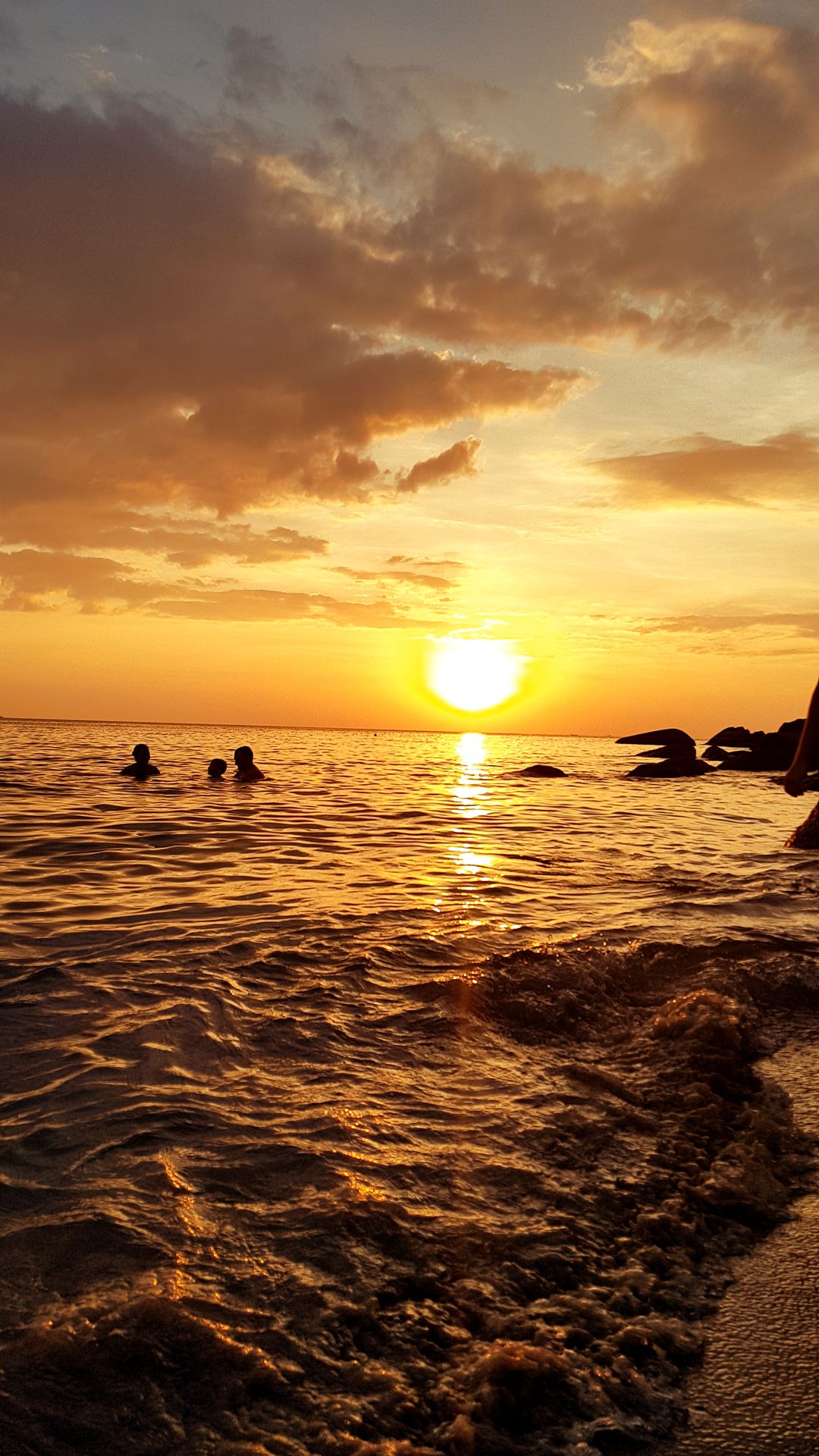 Plage Phuket coucher de soleil