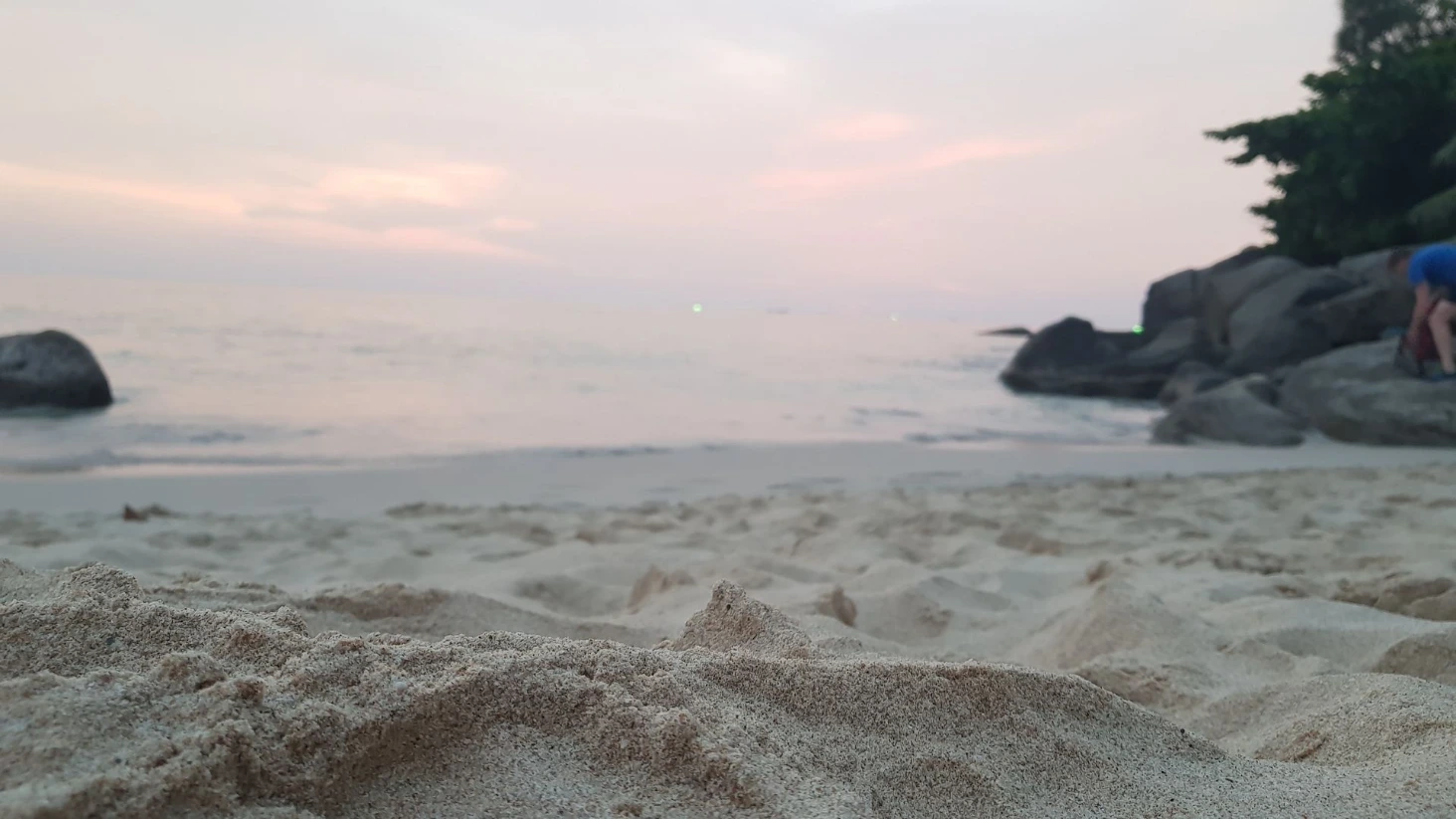 Plage Phuket coucher de soleil