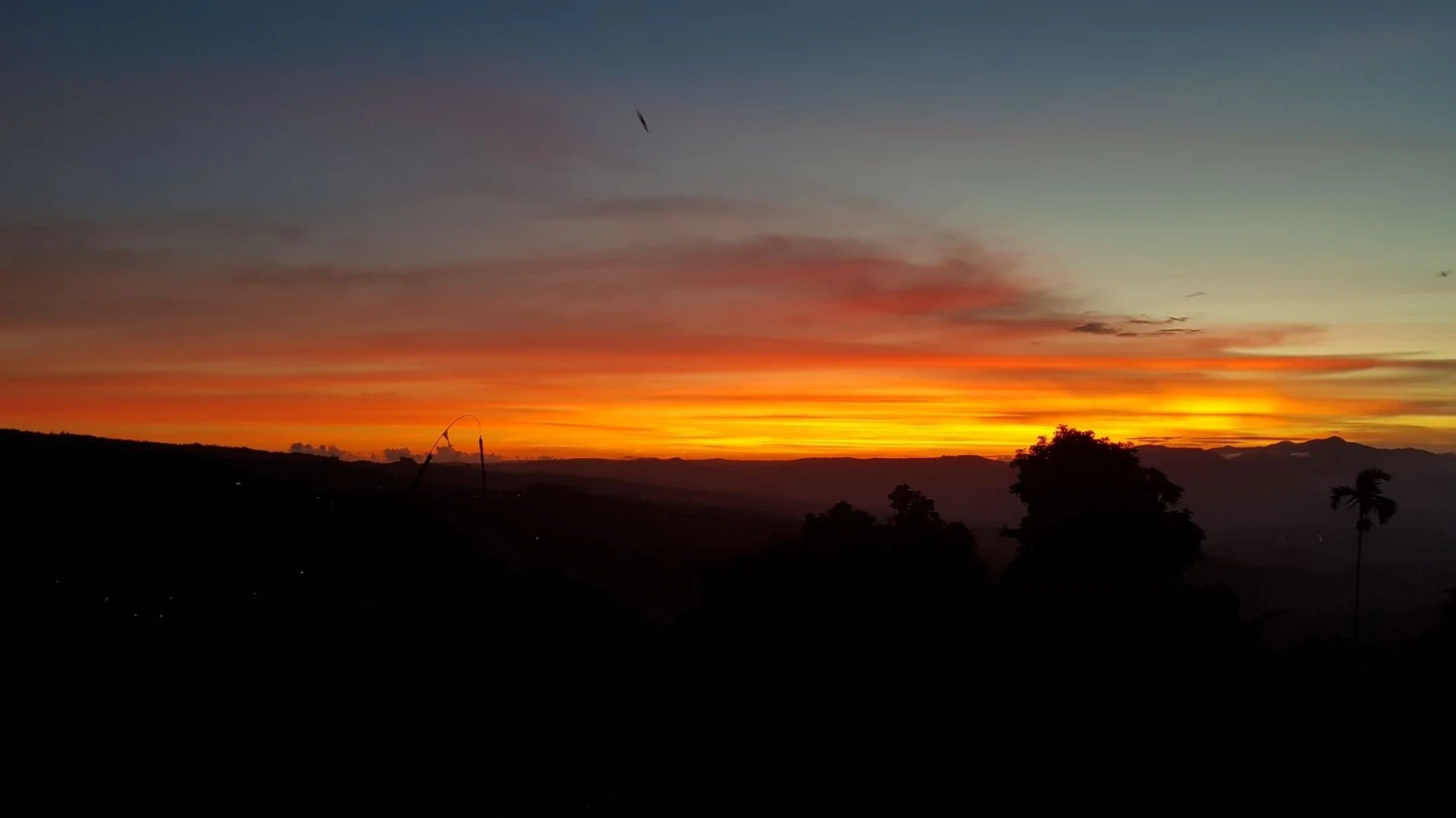Munduk coucher de soleil